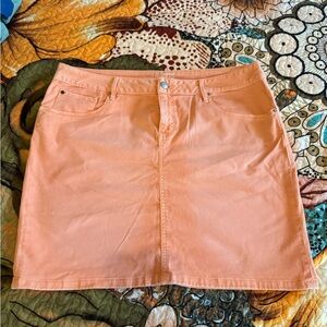 NWT Esprit Coral Mini  denim Skirt